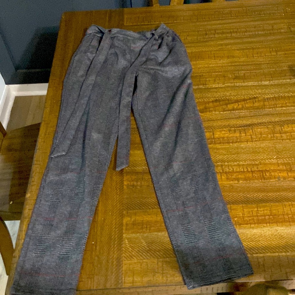 Small pinstripe work pants
